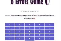 6 Errors Game img